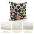 thumbnail image 4 of Creowell Valentine's Day Pillow Covers Small Black Grey Hearts Decor White Throw Pillow Covers Valentine's Day Cushion Case Decoration for Sofa Couch,Multi-Size White, 4 of 5