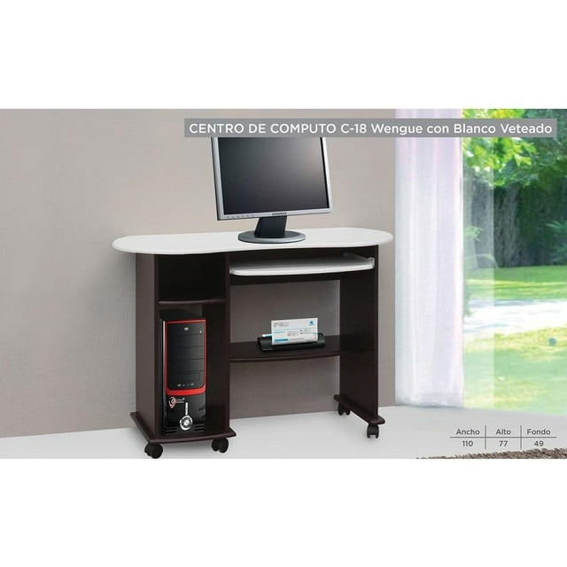 Escritorio Kessa Muebles de computo C-18 - Choco