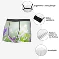 thumbnail image 3 of Fotbe Purple Butterfly On Wild Calzoncillos Tipo Boxer con Bolsa de Soporte Total para Hombre, X-Temp Fresco, Transpirable y de Secado Rápido-XX-Large, 3 of 5