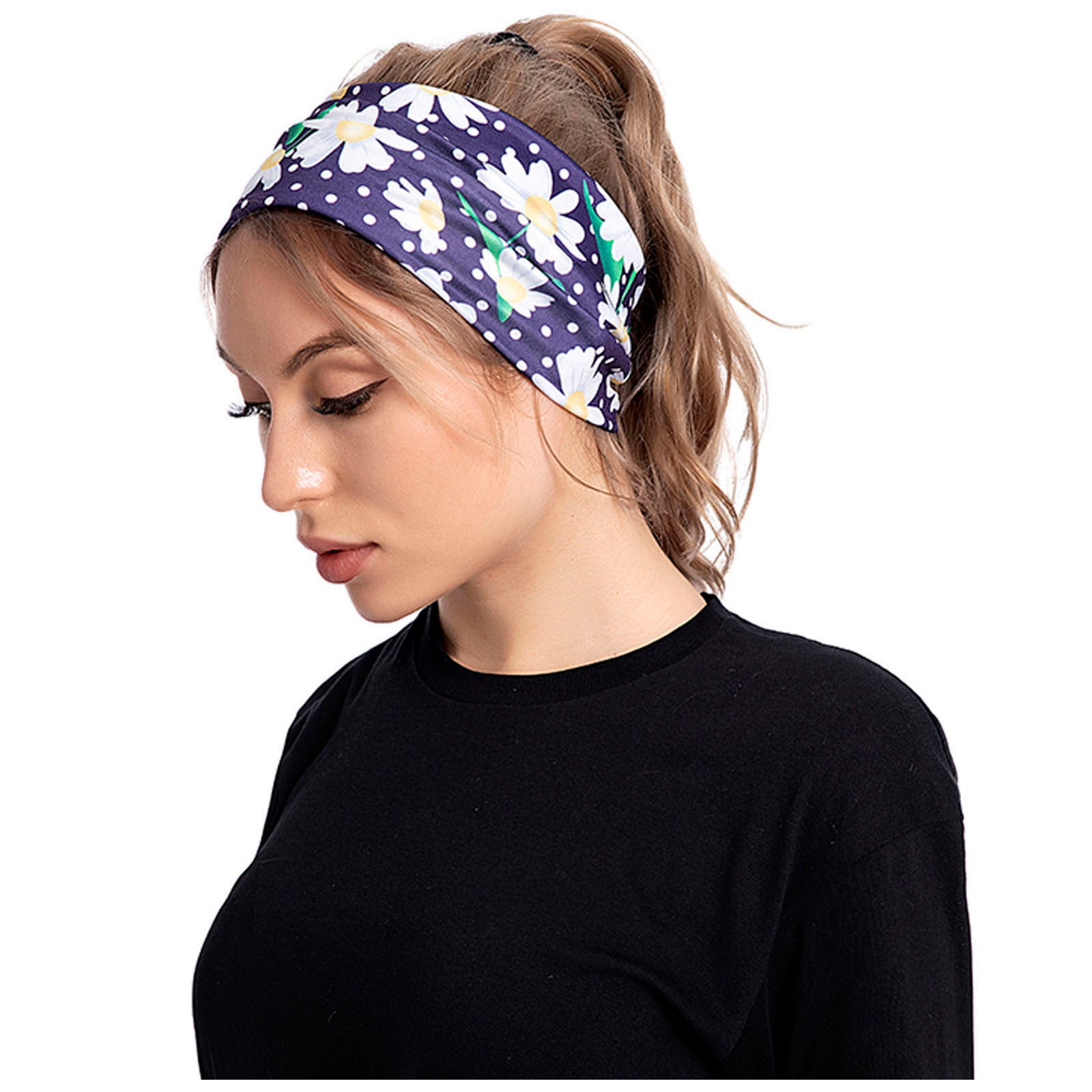 1pc New Kids Girl Baby Floral Headband Hair Band Accessories Headscarf Bandana 