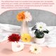 thumbnail image 5 of Uxcell 20-Pack Flores Artificiales a Granel, Flores de Seda Fake de Crisantemo de 4.33Inch/110mm para Decoraciones de Hogar DIY/Ramos de Boda [Amarillo], 5 of 6