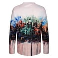 thumbnail image 4 of Qertyioot T-Shirt Décontracté pour Hommes à Manches Longues à Col Rond à Manches Longues, 4 of 7