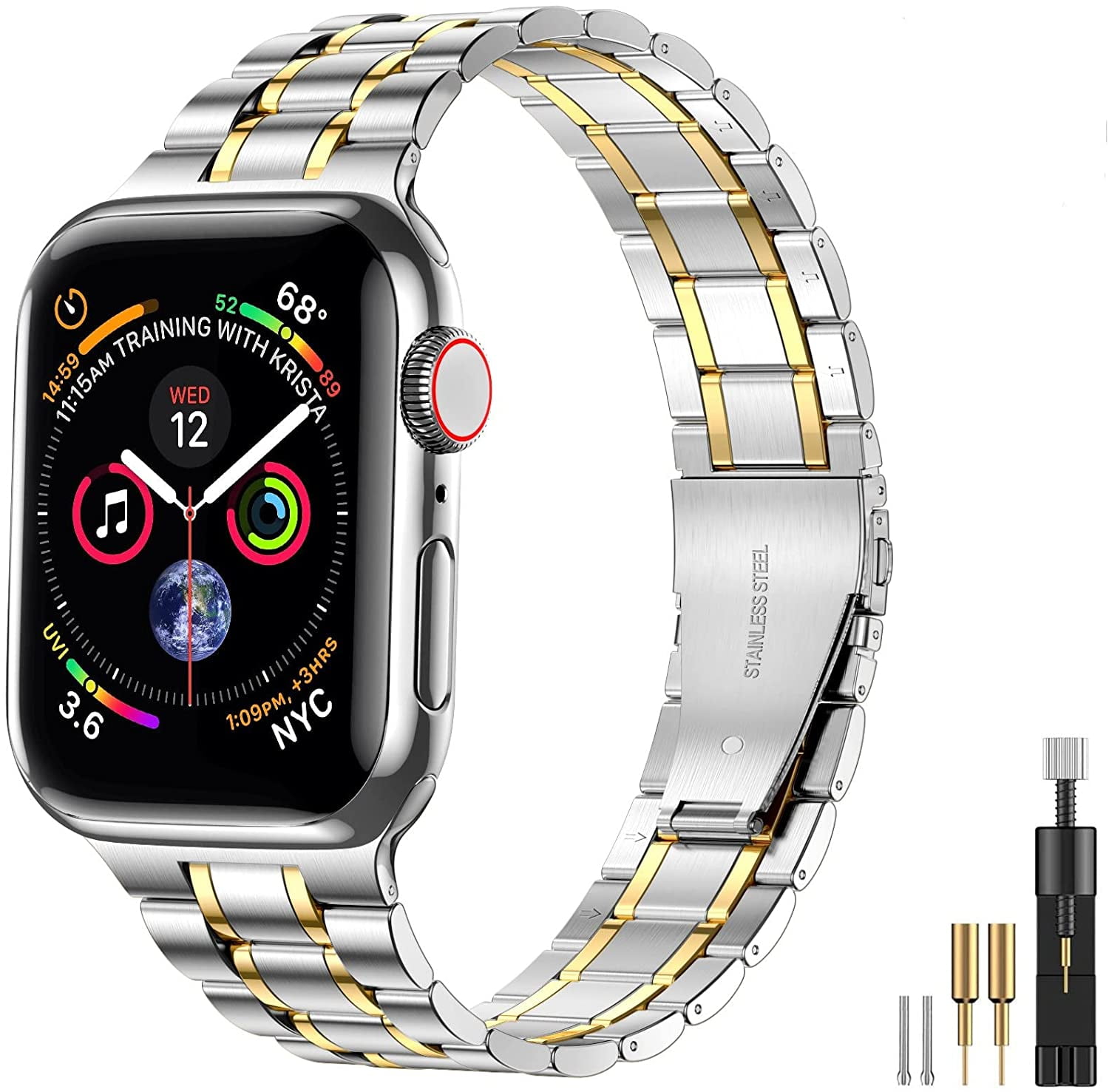 Metal Stainless Steel iWatch Band 