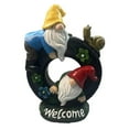 LPAIMEO Tabletop Christmas Decorations,Gnome Resin Statue, Garden Tire