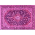thumbnail image 1 of Ahgly Company Indoor Rectangle Medallion Pink Traditional Area Rugs, 5' x 8', 1 of 4