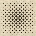 thumbnail image 1 of Ahgly Company Indoor Square Patterned Moccasin Beige Area Rugs, 4' Square, 1 of 1