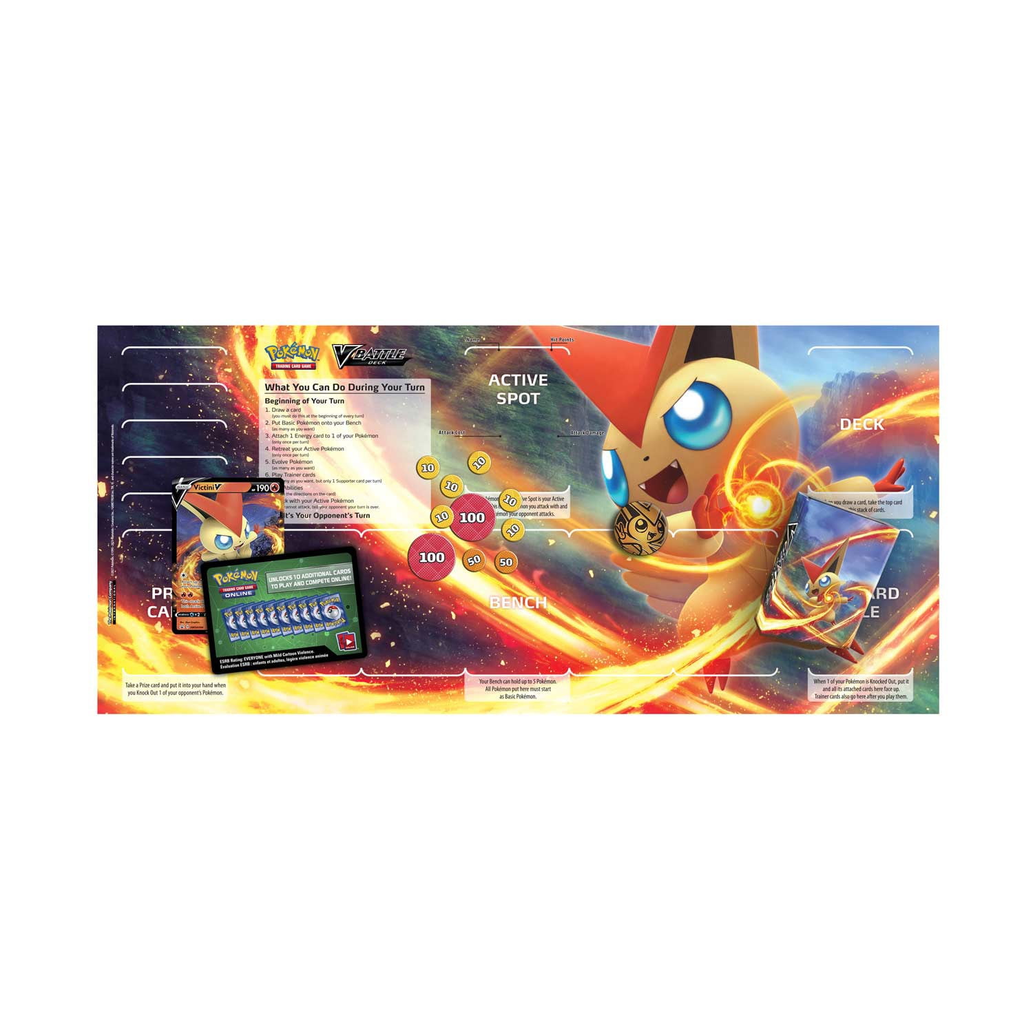 Pokemon Trading Card Game Victini V Battle Deck - Walmart.com