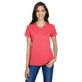thumbnail image 2 of A4 Women's Topflight Heather Performance V-Neck Tee Nw3381, 2 of 5