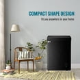 thumbnail image 2 of 3.5 Cubic Chest Freezer, Compact Deep Freezer with Top Open Door and Removable Storage Basket, 7 Gears Temperature Control, Energy Saving, for Office Dorm or Apartment, 2 of 9