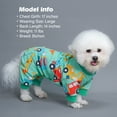 thumbnail image 4 of KYEESE Dog Pajamas, Construction Vehicles Pattern Dog Pjs, Dog Pajamas for Small Dogs, M, 4 of 8