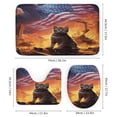 thumbnail image 3 of Animal Guardian America Shower Curtain Sets with Rugs 4 Piece Rustic, 3 of 8