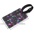thumbnail image 2 of Susaid Colorful Guitar Print Funny Luggage Tags Colorful Unique Travel Baggage Bag Tags Suitcase Identify Labels for Women Men, 2 of 7