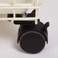 thumbnail image 4 of ProSelect 48 Inch Foldable 2 Door Cat Cage with Adjustable Perches, White, 4 of 9