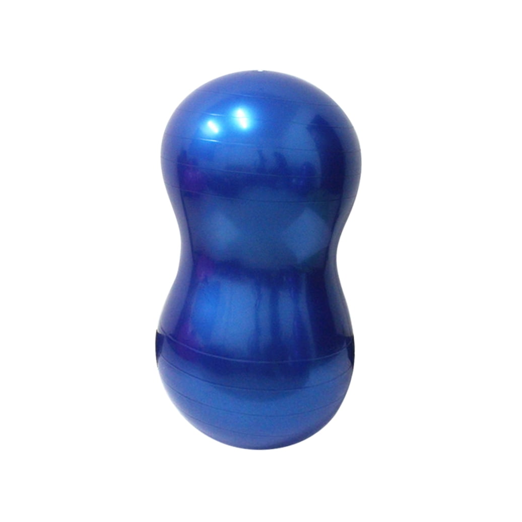HEALEEP 1Pack Exercise Equipment for Home Blue PVC Balance Ball for Yoga Workouts
