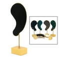 thumbnail image 3 of Jewelry Ear-Shaped Ear Display OrnamentsOrganizer Holder Rack Black, 3 of 7