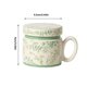 thumbnail image 2 of Taza de café con tapa, 1 juego de tazas de cerámica multicolor a prueba de polvo, capacidad de 355 ml for tazas de leche y desayuno de oficina., 2 of 5