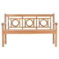 thumbnail image 5 of Teak Wood Double-O Outdoor Bench, 5 Foot, 5 of 5