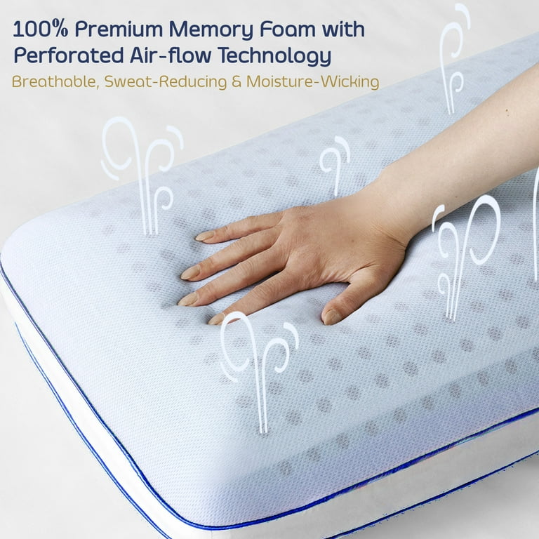 Molded memory foam clearance pillow