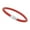 2 - Locking Magnetic Silver, variant on Unisex Men's Genuine Braided Leather Stainless Steel Magnetic Clasp Bracelet Red-9 - Bayonet Snap Silver