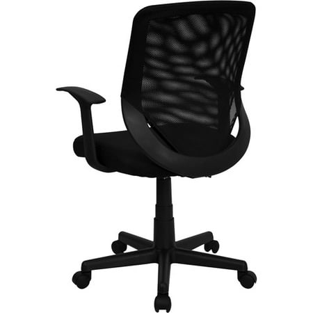 mesh mid-back office chair, black - walmart mesh mid-back office chair, black - walmart