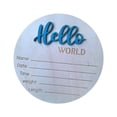 thumbnail image 4 of Letrero de madera para anuncio de recién nacido, ideal para fiestas, baby shower, decoración de guardería Azul, 4 of 9