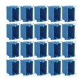thumbnail image 1 of 20 Pack 18 cu. in PVC Electrical Outlet Box Single Gang New Work Electrical Outlet Box, Junction Box 1 Gang,Switch Box for Reside, 1 of 6
