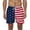 Red, variant on IROINNID Men's Printed Loose Waterproof Comfy Beach Shorts Casual Fitness Shorts
