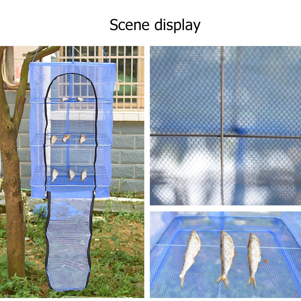 3 Layer Nontoxic Nylon Netting Collapsible Mesh Hanging Drying Dry