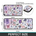thumbnail image 7 of Purple Gothic Cat Crystal Pattern Kitchen Rugs Sets Of 2,Anti Fatigue Kitchen Mat Rugs Non Slip Washable,Decorative Kitchen Floor Mats for Kitchen,Sink,Laundry,17"X30"+17"X47", 7 of 7