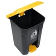 thumbnail image 6 of RW Clean 13 gal Dark Gray Plastic Step-On Trash Can - 17" x 15 3/4" x 23 1/2" - 1 count box, 6 of 10