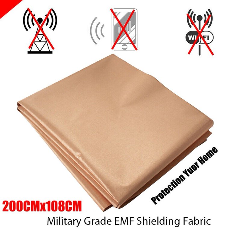 Fule Pure Copper Fabric Blocking RFID/RF-Reduce EMF/EMI Protection