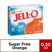 (3 pack) (3 Pack) Jell-O Orange Sugar-Free Gelatin, 0.3 oz Box