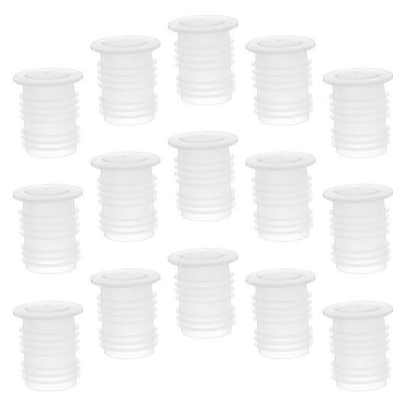 WHAMVOX  100 Pcs Decanter Stopper Replacement Plastic Bottle Plug White