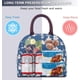 thumbnail image 2 of Bolsa de almuerzo para mujeres y hombres con aislamiento para adultos, bolsa de mano reutilizable para el trabajo, picnic, escuela o viajes (Gloria de la mañana), 2 of 5