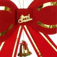 thumbnail image 6 of 2 PCS Christmas Bow Christmas Ornaments,Christmas Bow Tree Topper Bow Christmas Ribbon Bow Tree Bowknot,Christmas Tree Decorations,Red Xmas Decorative Bows for Home Decor Holiday, 6 of 9