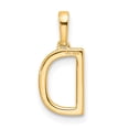 thumbnail image 4 of Diamond2Deal 10K Pendentif Initiale Lettre D en Or Jaune pour Femmes, 4 of 4