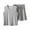 Gray, variant on Povozer Toddler 2 Piece Summer Outfits for Boys Girls Tank Tops with Shorts Pajamas Set(Black,18-24M)