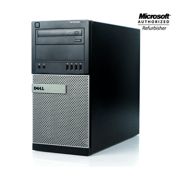 Dell Optiplex 790 Tower PC Computer Intel Core i3 2100 8GB RAM 500GB HDD Windows 10 Home New Keyboard, Mouse, WiFi Refurbished