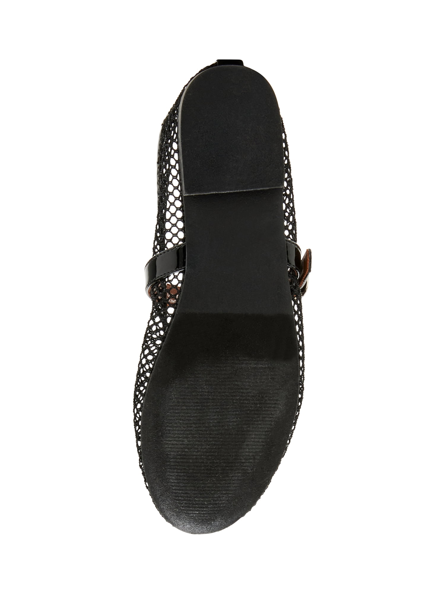 Madden Girl Women's Barely Mesh Flat with Adjustable Strap