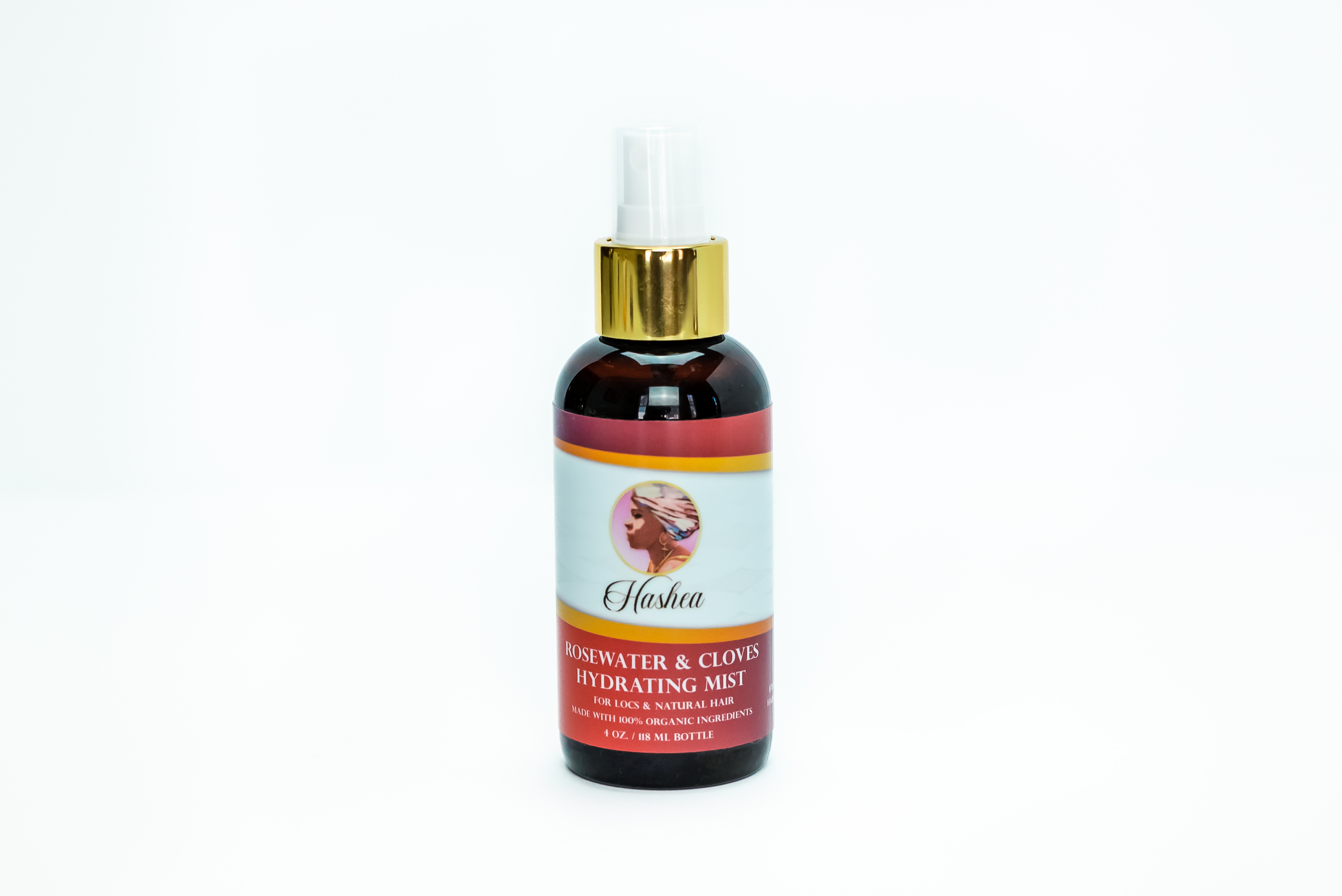 Hashea Beauty Rosewater & Cloves Hydrating Mist Organic Hair Growth