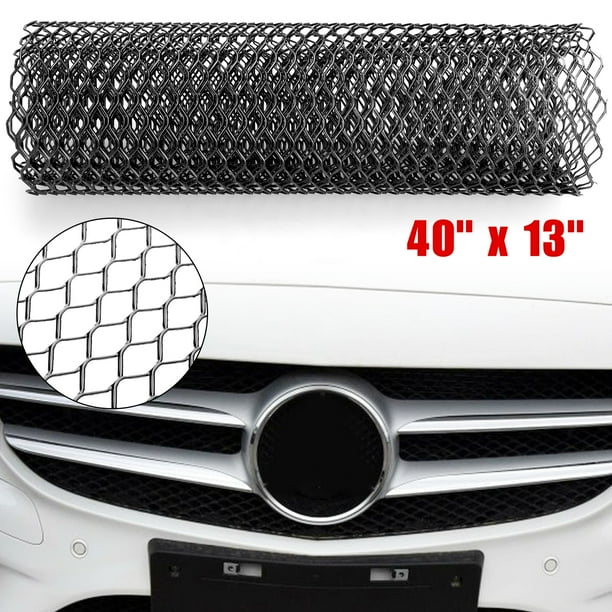 EEEkit Aluminum Mesh Grill Cover Car Bumper Fender Hood Vent Grille Net