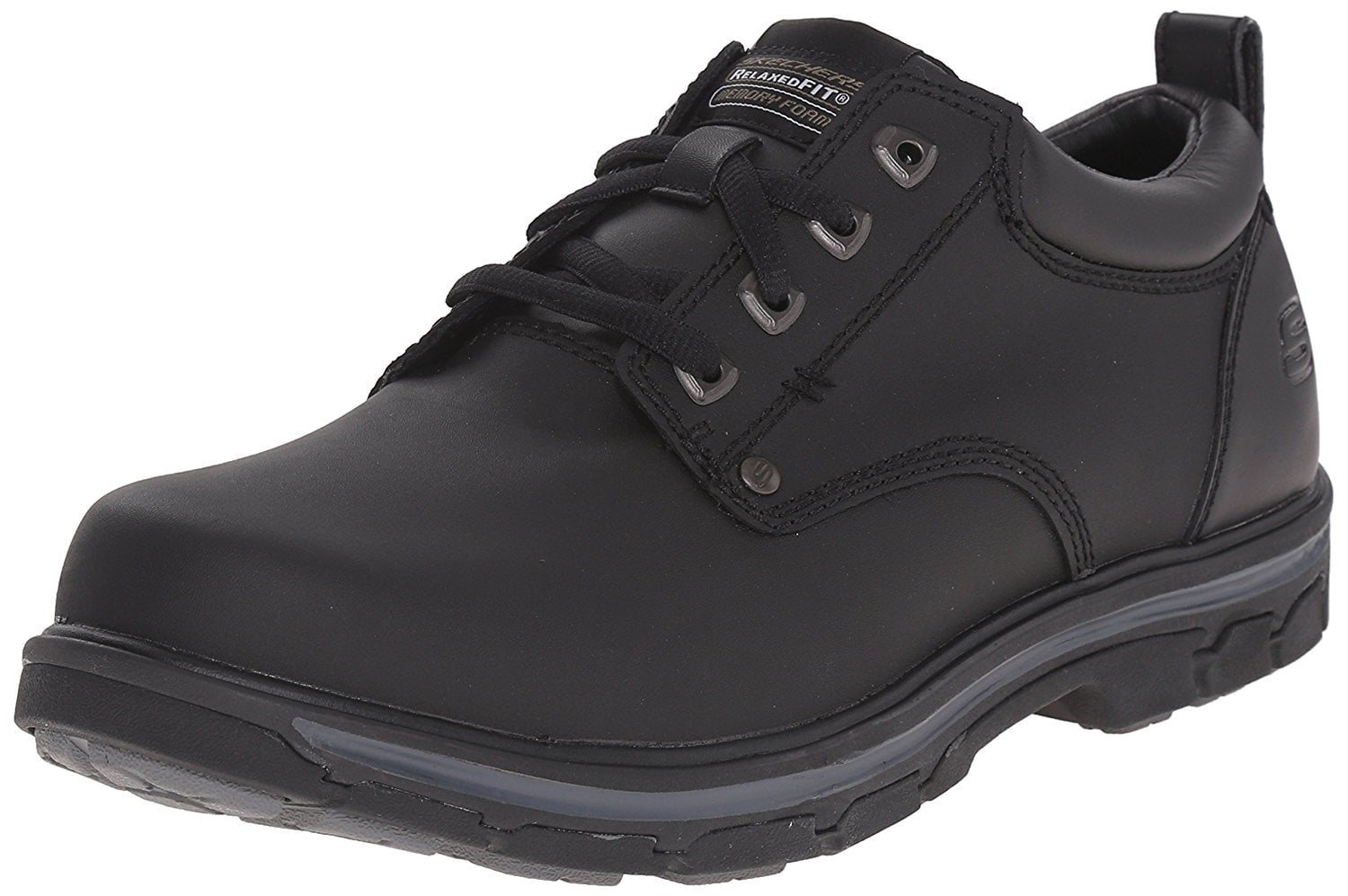 skechers men's rilar memory foam oxford