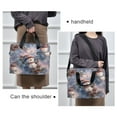 thumbnail image 6 of 16" Laptop Briefcase for Work Travel Laptop Shoulder Bag Carrying Handbag Laptop Case Snowman Pine Branch, 6 of 8