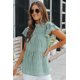 thumbnail image 4 of ABPHQTO Top de mujer con volantes y lunares de guepardo verde, 4 of 5