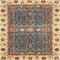 thumbnail image 1 of Ahgly Company Machine Washable Indoor Square Abstract Brown Sugar Brown Area Rugs, 7' Square, 1 of 7