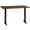 Dark Wood, variant on Pemberly Row 30" x 48" Restaurant Dining Table in Black and Walnut