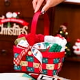 thumbnail image 4 of JoyMoreHome Christmas Baskets for Gifts Hand-Woven Storage Baskets with Handle, Xmas Tote Basket for Holiday Decorative Present Storage, 4 of 6