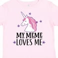 thumbnail image 4 of Inktastic My Meme Loves Me Girl Unicorn Girls Toddler T-Shirt, 4 of 5