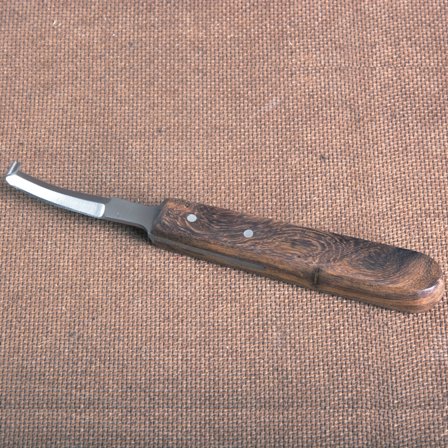 Hilason Western Horse Care Farrier Tool Hoof Knife Wooden Handle W/ Steel Blade
