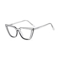 thumbnail image 2 of Gafas de computadora Marco grande Decoración de juegos Gafas de bloqueo de luz azul para unisex Gris Yuyangstore anteojos de computadora, 2 of 8